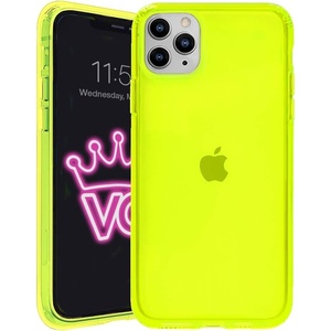 image:imageVELVET CAVIAR Compatible with iPhone 11 Pro Max Case Neon Orange  Cool Clear Protective Phone Cover for Women MenNeon Yellow