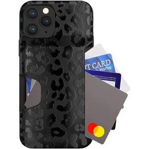 image:imageVELVET CAVIAR Compatible with iPhone 11 Pro Max Wallet Case for Women  Credit Card Holder Slot  Cute Slim amp Protective Wallet Phone Cases 8ft Drop Tested  Black Leopard PrintBlack Leopard