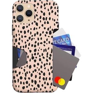 image:imageVELVET CAVIAR Compatible with iPhone 11 Pro Max Wallet Case for Women  Credit Card Holder Slot  Cute Slim amp Protective Wallet Phone Cases 8ft Drop Tested  Black Leopard PrintSpotted Cheetah