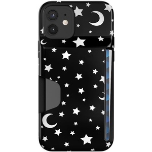 image:imageVELVET CAVIAR Compatible with iPhone 1212 Pro Wallet Case for Women  Credit Card Holder  Slim Protective Design 8ft Drop Tested  Holographic Blue Pink MarbleWhite Stars and Moon