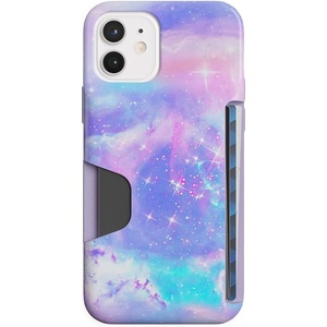 image:imageVELVET CAVIAR Compatible with iPhone 1212 Pro Wallet Case for Women  Credit Card Holder  Slim Protective Design 8ft Drop Tested  Holographic Blue Pink MarblePastel Galaxy