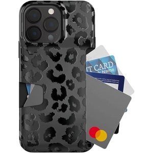 image:imageVELVET CAVIAR Compatible with iPhone 14 Pro Wallet Case for Women  Credit Card Holder Slot  Cute Slim amp Protective Wallet Phone Cases 8ft Drop Tested  Black Leopard Print