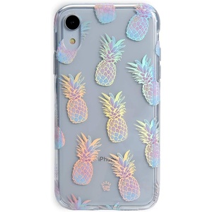 image:imageVELVET CAVIAR Compatible with iPhone XR Case Lips for Girls amp Women  Cute Clear Protective Phone Cases Nude LipsHolographic Pineapple