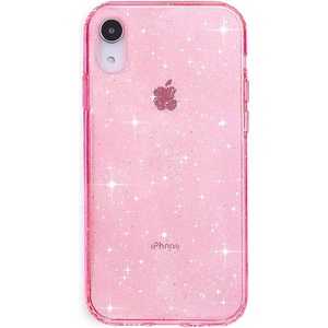 image:imageVELVET CAVIAR Compatible with iPhone XR Case Lips for Girls amp Women  Cute Clear Protective Phone Cases Nude LipsPink Stardust Glitter