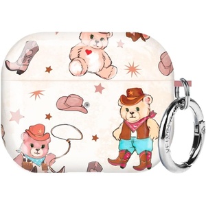 image:imageVelvet Caviar Compatible with AirPods 3rd Generation Case with Keychain  Cute Protective Hard AirPod 3 Cases for Women  White CamoCowboy Teddy