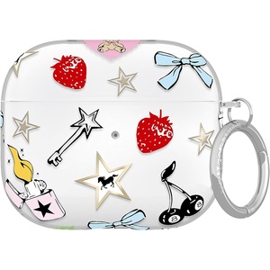 image:imageVelvet Caviar Compatible with AirPods 3rd Generation Case with Keychain  Cute Protective Hard AirPod 3 Cases for Women  White CamoLucky Charm