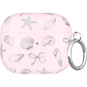 image:imageVelvet Caviar Compatible with AirPods 3rd Generation Case with Keychain  Cute Protective Hard AirPod 3 Cases for Women  White CamoPink Coastal Seashells