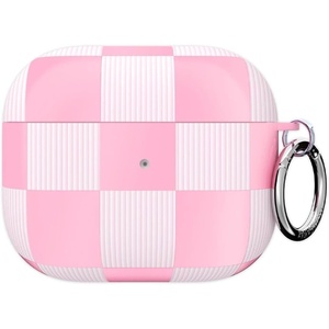 image:imageVelvet Caviar Compatible with AirPods 3rd Generation Case with Keychain  Cute Protective Hard AirPod 3 Cases for Women  White CamoPink Vibe Checkered