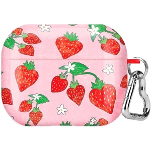 image:imageVelvet Caviar Compatible with AirPods 3rd Generation Case with Keychain  Cute Protective Hard AirPod 3 Cases for Women  White CamoStrawberry