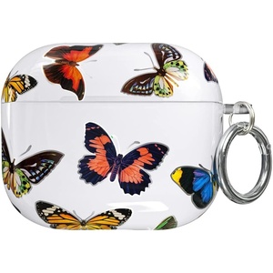 image:imageVelvet Caviar Compatible with AirPods 3rd Generation Case with Keychain  Cute Protective Hard AirPod 3 Cases for Women  White CamoVintage Butterfly