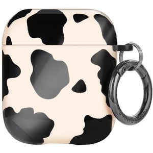 image:imageVelvet Caviar Compatible with AirPods Case 2nd and 1st Generation  Cute Protective Hard Cover for Women  Neon YellowCow Print