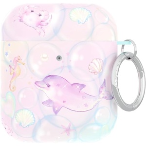 image:imageVelvet Caviar Compatible with AirPods Case 2nd and 1st Generation  Cute Protective Hard Cover for Women  Neon YellowDolphin