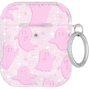 image:imageVelvet Caviar Compatible with AirPods Case 2nd and 1st Generation  Cute Protective Hard Cover for Women  Neon YellowGhosted Pink Glitter