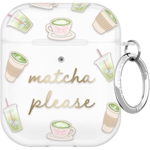 image:imageVelvet Caviar Compatible with AirPods Case 2nd and 1st Generation  Cute Protective Hard Cover for Women  Neon YellowMatcha Please