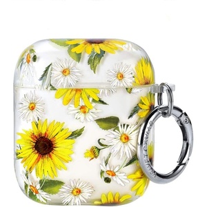 image:imageVelvet Caviar Compatible with AirPods Case 2nd and 1st Generation  Cute Protective Hard Cover for Women  Neon YellowSunflower Daisy