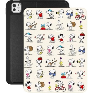 image:imageVelvet Caviar Compatible with iPad Pro 11 Inch Case  M5 M4  Vegan Leather Folio with Adjustable Stand and Pencil Holder Snoopy Moods