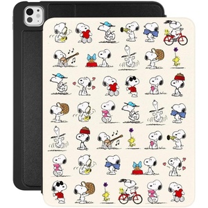 image:imageVelvet Caviar Compatible with iPad Pro 13 Inch Case  M5 M4  Vegan Leather Folio with Adjustable Stand and Pencil Holder Snoopy Moods