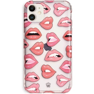 image:imageVelvet Caviar Compatible with iPhone 11 Case Lips Design for Girls Women  Cute Clear Protective Phone Cases Pink Nude LipsNude Lips