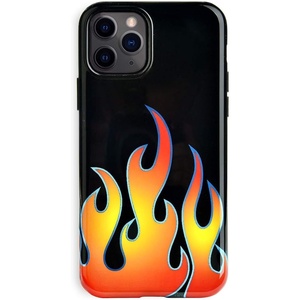 image:imageVelvet Caviar Compatible with iPhone 11 Pro Case Camo for Women amp Girls  Cute Protective Phone Cases Pink Blue Nude CamouflageBlue Chrome Flames