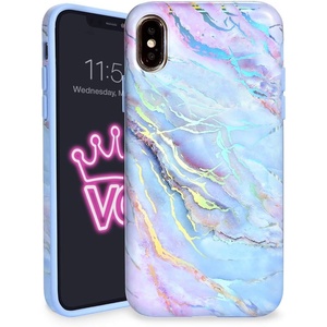 image:imageVelvet Caviar for iPhone X Case and iPhone Xs Case Cute Marble Pink Blue Iridescent Holographic