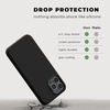 image:imageCompatible with iPhone 12  iPhone 12 Pro Case Black Silicone with Screen Protector 6ft Drop Tested Slim Protective Phone Cover wMicrofiber Lining for Women amp MenBlack