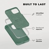 image:imageCompatible with iPhone 13 Pro Max Case Silicone with Screen Protector  GreenPine Green