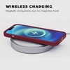 image:imageCompatible with iPhone Cover 13 Pro Case Silicone with Screen Protector  RedWine Red