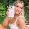 image:imageVELVET CAVIAR Black Leopard Cheetah Print Phone Case for iPhone 13  Compatible with MagSafe  10ft Drop TestedPosie Pink Bow