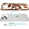 image:imageVELVET CAVIAR Case for iPhone 17  Compatible with MagSafe  10ft Drop Tested  Protective Designer Cases  Supergirl Purple Stardust GlitterCocoa Cow
