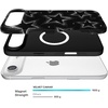 image:imageVELVET CAVIAR Case for iPhone 17  Compatible with MagSafe  10ft Drop Tested  Protective Designer Cases  Supergirl Purple Stardust GlitterCrystal Chrome Stars