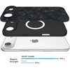 image:imageVELVET CAVIAR Case for iPhone 17  Compatible with MagSafe  10ft Drop Tested  Protective Designer Cases  Supergirl Purple Stardust GlitterFloral Rose Gold