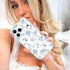 image:imageVELVET CAVIAR Case for iPhone 17  Compatible with MagSafe  10ft Drop Tested  Protective Designer Cases  Supergirl Purple Stardust GlitterFrench Blue Floral