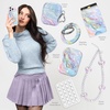 image:imageVELVET CAVIAR Case for iPhone 17  Compatible with MagSafe  10ft Drop Tested  Protective Designer Cases  Supergirl Purple Stardust GlitterHolo Moonstone Marble