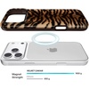 image:imageVELVET CAVIAR Case for iPhone 17  Compatible with MagSafe  10ft Drop Tested  Protective Designer Cases  Supergirl Purple Stardust GlitterIt Girl Tiger