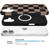 image:imageVELVET CAVIAR Case for iPhone 17  Compatible with MagSafe  10ft Drop Tested  Protective Designer Cases  Supergirl Purple Stardust GlitterMocha Vibe Checkered