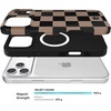 image:imageVELVET CAVIAR Case for iPhone 17  Compatible with MagSafe  10ft Drop Tested  Protective Designer Cases  Supergirl Purple Stardust GlitterMocha Vibe Checkered