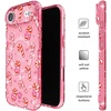 image:imageVELVET CAVIAR Case for iPhone 17  Compatible with MagSafe  10ft Drop Tested  Protective Designer Cases  Supergirl Purple Stardust GlitterPink Peppermint Glitter