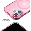 image:imageVELVET CAVIAR Case for iPhone 17  Compatible with MagSafe  10ft Drop Tested  Protective Designer Cases  Supergirl Purple Stardust GlitterPink Stardust Glitter