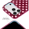 image:imageVELVET CAVIAR Case for iPhone 17  Compatible with MagSafe  10ft Drop Tested  Protective Designer Cases  Supergirl Purple Stardust GlitterRaspberry Polka Dot