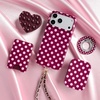 image:imageVELVET CAVIAR Case for iPhone 17  Compatible with MagSafe  10ft Drop Tested  Protective Designer Cases  Supergirl Purple Stardust GlitterRaspberry Polka Dot