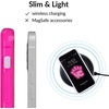 image:imageVELVET CAVIAR Clear Case for iPhone 12  iPhone 12 Pro 8ft Drop Tested Neon YellowNeon Pink