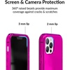 image:imageVELVET CAVIAR Clear Case for iPhone 12  iPhone 12 Pro 8ft Drop Tested Neon YellowNeon Pink
