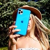 image:imageVELVET CAVIAR Clear Case for iPhone 12 Mini 8ft Drop Tested Neon OrangeNeon Blue
