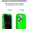 image:imageVELVET CAVIAR Clear Case for iPhone 12 Pro Max 8ft Drop Tested Neon OrangeNeon Green