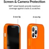 image:imageVELVET CAVIAR Clear Case for iPhone 12 Pro Max 8ft Drop Tested Neon OrangeNeon Orange