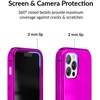 image:imageVELVET CAVIAR Clear Case for iPhone 12 Pro Max 8ft Drop Tested Neon OrangeNeon Purple