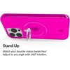 image:imageVELVET CAVIAR Compatible with MagSafe Phone Grip  Magnetic Ring Holder with Adjustable Stand  Removable MagSafe Accessories for iPhone 16 15 14 13 12 Pink Pumpkin SnoopyNeon Pink