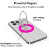 image:imageVELVET CAVIAR Compatible with MagSafe Phone Grip  Magnetic Ring Holder with Adjustable Stand  Removable MagSafe Accessories for iPhone 16 15 14 13 12 Pink Pumpkin SnoopyNeon Pink