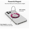 image:imageVELVET CAVIAR Compatible with MagSafe Phone Grip  Magnetic Ring Holder with Adjustable Stand  Removable MagSafe Accessories for iPhone 16 15 14 13 12 Pink Pumpkin SnoopyBratz Airbrush Angelz