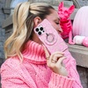 image:imageVELVET CAVIAR Compatible with MagSafe Phone Grip  Magnetic Ring Holder with Adjustable Stand  Removable MagSafe Accessories for iPhone 16 15 14 13 12 Pink Pumpkin SnoopyGhosted Pink